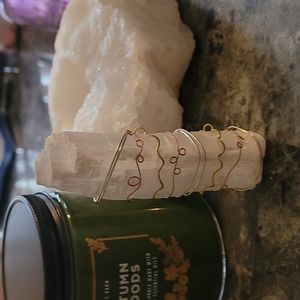 Selenite crystal wand hand wrapped